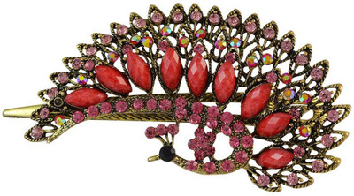 

Sarah Peacock Design Hair Clip(Pink)