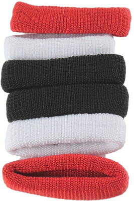 AccessHer Woolen Charming Delight Rubber Band(Red, Black, White)