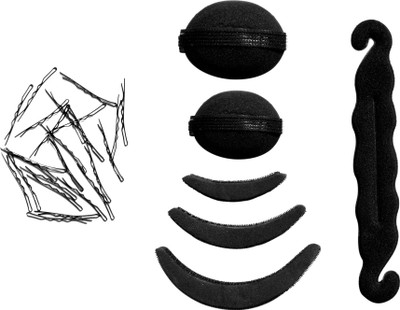

Blossom 30 pcs styling tool kit Hair Accessory Set(Black)