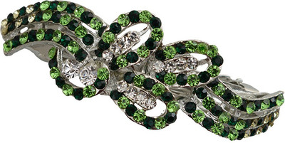 

Taj Pearl Designer Hair Clip(Silver)