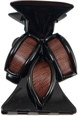 

Taj Pearl Designer Hair Clip(Black)