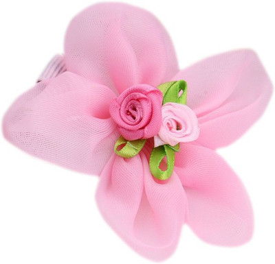 

Angel Closet Chiffon Flower Hair Clip(Pink)
