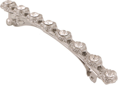 

Jazz Jewellery Toned Stone Hair Clip(Silver)