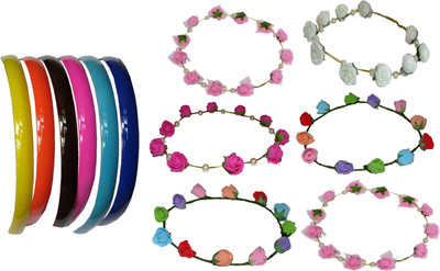 

Twinkle Floral Style Tiara Hair Accessory Set(Multicolor)