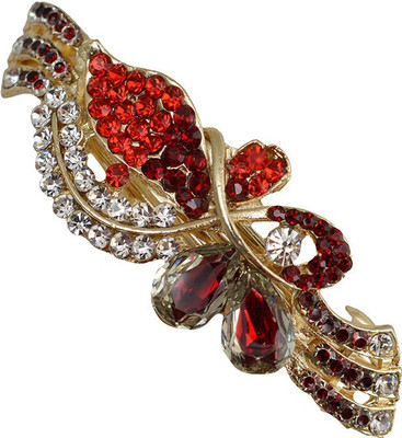 

Taj Pearl Designer Hair Clip(Gold)