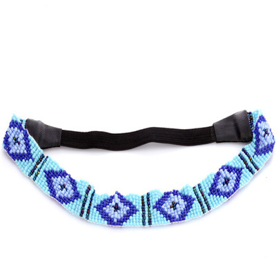 

Trinketbag 50 Shades Of Blue Beady Pattern Stretchable Hair Band(Multicolor)