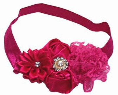

Pinkblueindia Toddler Flower Elastic Soft Head Band(Pink)