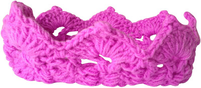 

NeedyBee Crochet Purple Crown Baby Head Band(Purple)