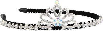 

Pink Rose Princess Charm Hair Band(Gold)