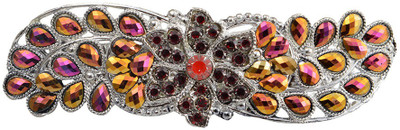 

Taj Pearl Designer Hair Clip(Silver)
