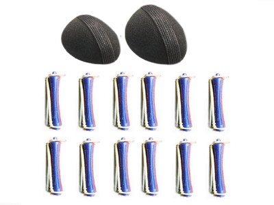

Pankh 2 Puff Bun and 12 Roller Hair Accessory Set(Black)