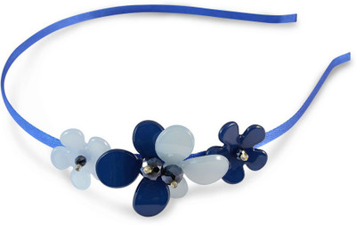 

Sarah Floral Hair Band(Blue)