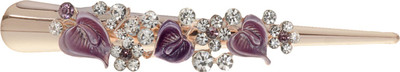 

The Ethnic Wears Ethnic yet modern Back Pin(Purple, White)