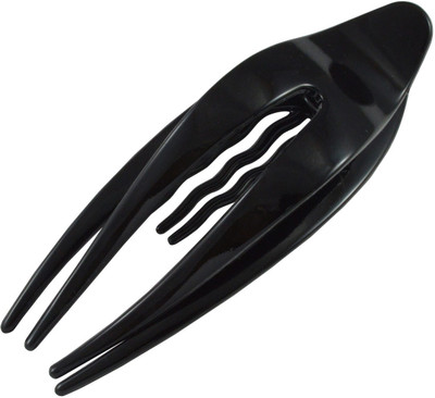 

Sarah Oval Shape Hair Claw(Black)