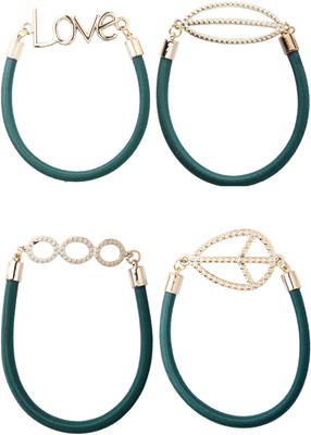 

20 Dresses Teal Love And Beyond Rubber Band(Blue)