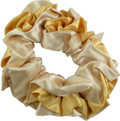 

Sarah Silk Layers Rubber Band(Beige)