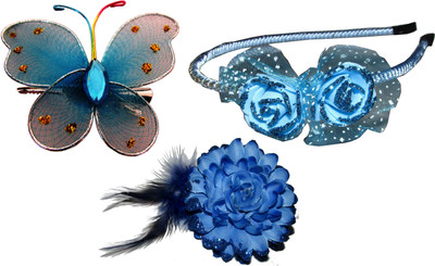 

Bellazaara Floral Style Hairband Hair Accessory Set(Multicolor)