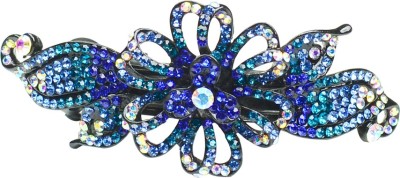 

Glitters Online Blue Colour American Diamond Hair Clip(Blue)