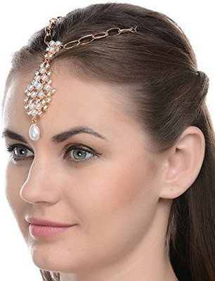 

Shining Diva Stylish Stunning Hair Chain(White)