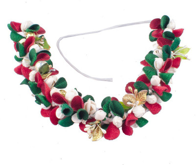 

Majik Fashionable Velvet Based Gajra Hair Band(Multicolor)