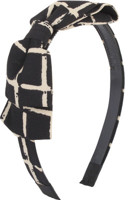 

Fayon Designer Modern Brown Check Bow Hair Band(Brown)