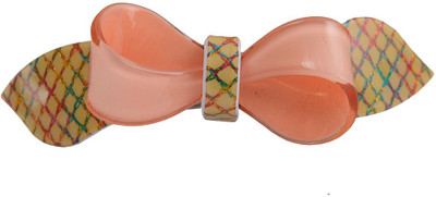 

Taj Pearl Designer Hair Clip(Orange)