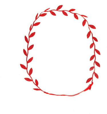

DE RENE Roman Goddess Leaf Head Band(Red)