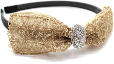 

Eternz Rubberband Head Band(Gold)