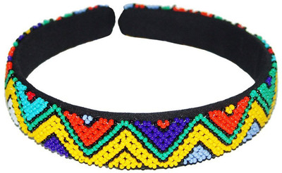 

Mehrunnisa Traditional South African Multicolor Hair Band(Multicolor)