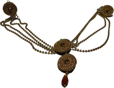 

Noorina Decorative Maang Teeka Pins Hair Accessory Set(Gold)