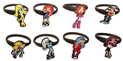 

Hermes AVIRGO 8 pcs Releasable Ponytail Holder Elastic Rubber Stretchable No-slip Hair Tie Set # 77-6 Hair Accessory Set(Multicolor)
