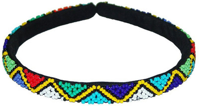 

Mehrunnisa Traditional South African Multicolor Hair Band(Multicolor)