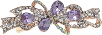 

The Ethnic Wears Ethnic yet modern Back Pin(White, Purple)