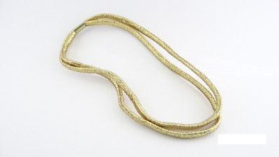 

GalexiaR Korean Style Double Strand Golden Elastic Head Band(Gold)
