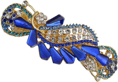 

Taj Pearl Designer Hair Clip(Gold)