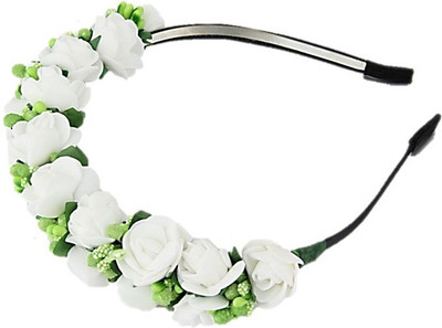 

Sparklandtwinkle Floral Hairband Head Band(White)