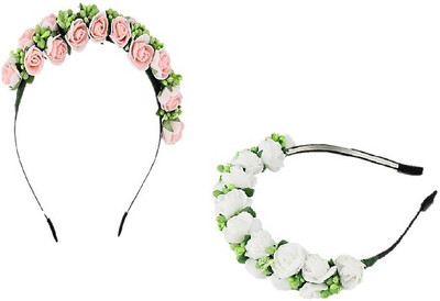 

Sparklandtwinkle floral comb Hair Band(Multicolor)