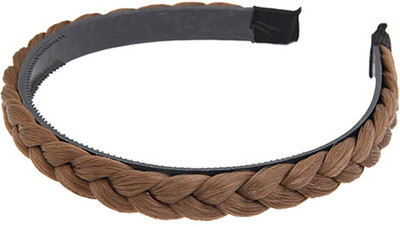 

Young & Forever Plaited Band Hair Band(Light Brown)