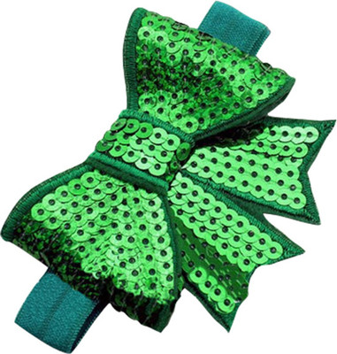 

AkinosKIDS Glitter sequin bowknot Baby Head Band(Green)