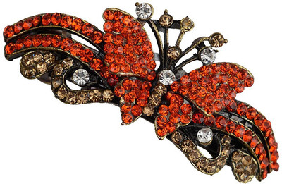 

Taj Pearl Designer Hair Clip(Yellow)