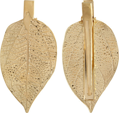 

GemRoute Golden Leaf Shaped Side Hair Pin for Girls and women Hair Accessory Set(Gold)