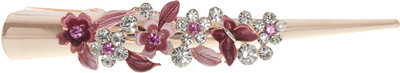 

The Ethnic Wears Ethnic yet modern Back Pin(Pink, White)