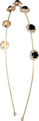 

20 Dresses Embedded in Stone Hair Band(Gold, Black)
