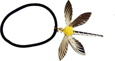 

Bows Are Wows Thin Elastics Rubber Band(Black, Gold)