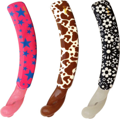 

Shreya Collection Combo of 3 Multicolour Hair Pin Banana Clip(Multicolor)