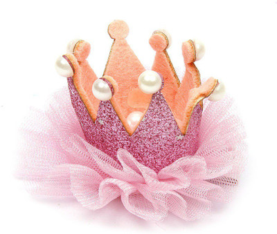 

Pikaboo Pearl Studded Crown Hair Clip(Multicolor)