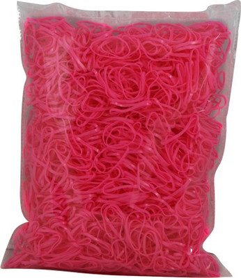 

Manbhari Glitter Bands Rubber Band(Pink)