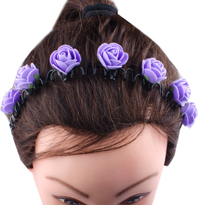 

Majik Beautiful Rose Flower for Women And Girls Hair Band(Multicolor)