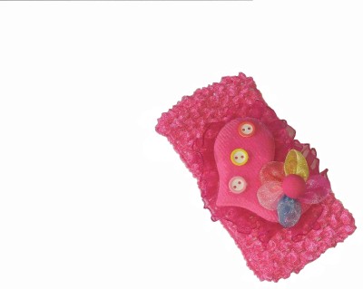 Flipkart - Viva Fashions Heart rosset flower on crochet Head Band(Multicolor)