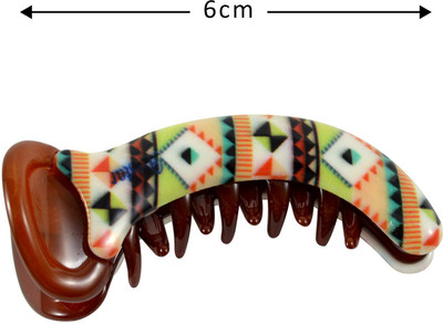 

Sarah Geometric Print Hair Clip(Multicolor)